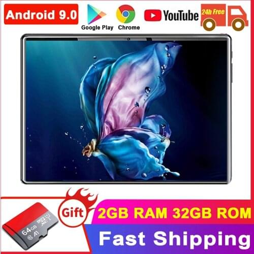 Nice Design New Sales Google GMS Support 10 inch android 9.0 OS 2.5D TP tablet IPS Screen Phone Call WiFi GPS Tablets 10 10.1"