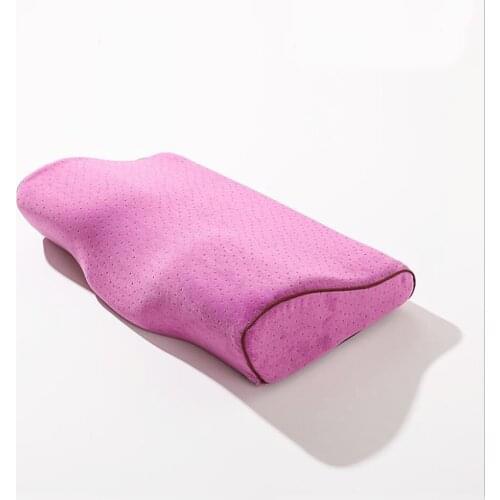 Memory Foam Bedding Pillow Neck protection Slow Rebound Memory Foam Butterfly Shaped Pillow Health Cervical Neck