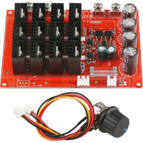 PWM DC Motor Speed Controller 10-50V 60A High Power HHO RC Driver PWM Controller Module 12V 24V 48V 3000W