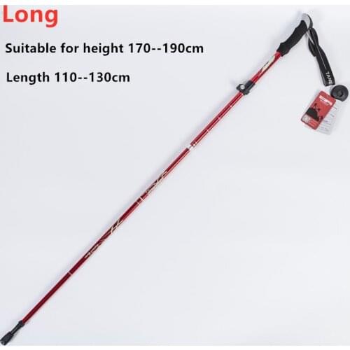 EVA Handle 4-Section Folding Walking Sticks Canes Hiking Poles Trekking Poles Alpenstock 1PC Aluminum Alloy hiking stick crutche