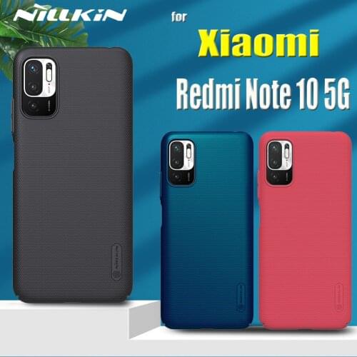 Nillkin Frosted Shield Case on Redmi Note 10 5G Hard PC Plastic Shockproof Phone Back Cover for Xiaomi Redmi Note 10 5G Coque