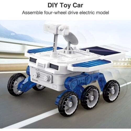 Assembled Model Building Kits Tool DIY STEM Toy Science Experiment Technology Set Solar Car Educational Puzzle Gift