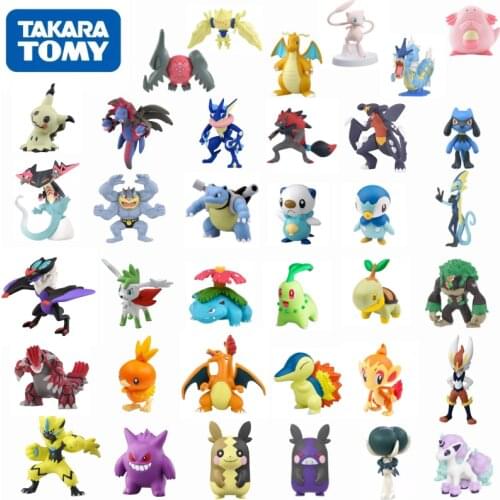 TOMY MS MC EX Asia Kawaii Pokemon Figures Toys High-Quality Exquisite Appearance Perfectly Reproduce Anime Collection Gifts