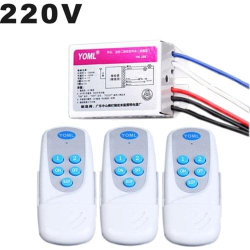 220V 110V Lamp Intelligent Remote Control Switch 4 Ways Digital Smart Sensor Wall Light Switchs Wireless Receiver Transmitt
