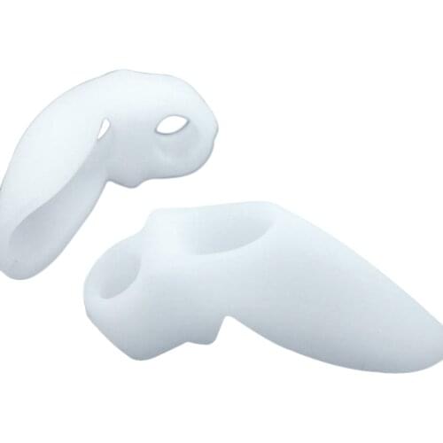 1 Pair Toe Foot Thumb For Daily Use Silicone Correction Gel Toe Bunion Guard Foot Care Toe Separator