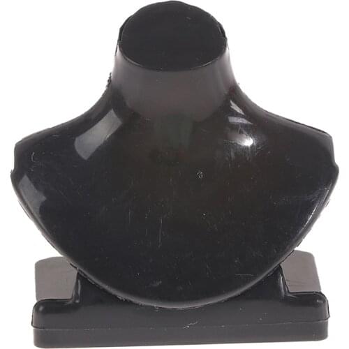 1Pc Doll Mini Black Necklace Jewelry Support Stand Toy Dollhouse Accessories