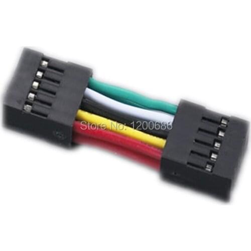 1007 22AWG 5CM 10P 2.54 mm Female to Female Dupont Line Wire jumper DuPont 2.54mm wire cable 2*5pin pitch 2.54mm