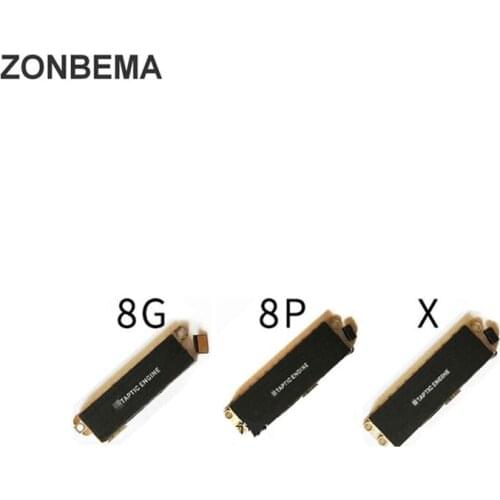 ZONBEMA 5pcs Original vibrator Vibration Flex cable For iPhone X 8 8 Plus motor Replacement Mobile Phone Part