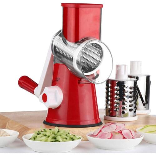 3 In1 Multifunctional Round Mandoline Slicer Manual Vegetable Cutter grater Vegetable Spiralizer Potato Slicer Kitchen Gadgets