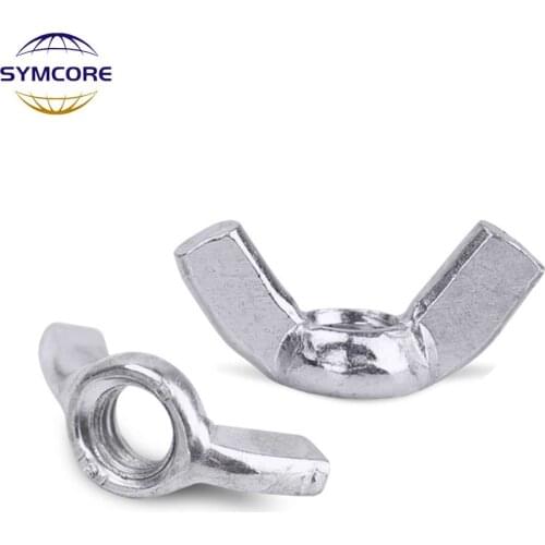 10pcs Wing nut butterfly nut butterfly nut fine thread butterfly mother ingot claw hand screw M3 M4 M5 M6 M10 M12