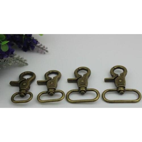 50pcs/lot luggage hardware accessories Handbag strap clasp Copper key chain Tongs clasp fittings hook dog buckle connection