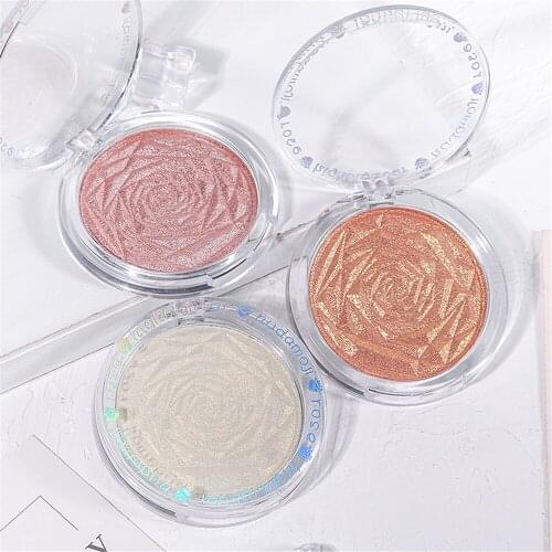 6 Colors Highlighter Powder Glitter Palette Makeup Glow Face Contour Shimmer Illuminator Ginger Highlight Cosmetics