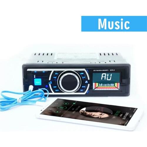 In-Dash Autoradio Auto Radio Car Radio 1 Din with Remote control Support Fm Transmitter USB / SD Car Mp3 Player