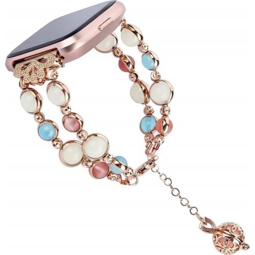 Stainless Steel Strap for Apple Watch Series 6/5/4/3/2/1 40mm 44mm 38mm 42mm Luminous Bracelet for iWatch SE Metal Strap Correa