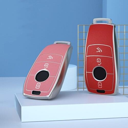 TPU Car Key Cover Case Shell Protective for Mercedes Benz E Class E300 E400 E63 W213 A200L GLC260 Car Accessories