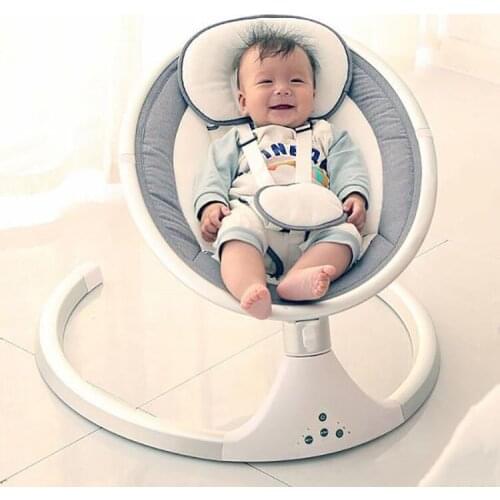 Safety Baby Music Electric Swing Chair 0-3 baby Electric Cradle Rocking Chair Soothing The Babys Artifact Sleeps Newborn Sleep