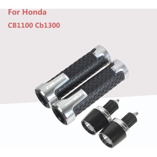 For Honda CB1100 Cb1300 Sh300 Modified Pieces CNC Handle Bead Handlebar Plug Handle Gel