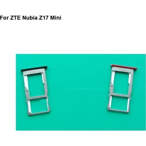 For ZTE Nubia Z17 Mini New Tested Sim Card Holder Tray Card Slot Z 17 Mini NX569J NX569H Sim Card Holder Replacement