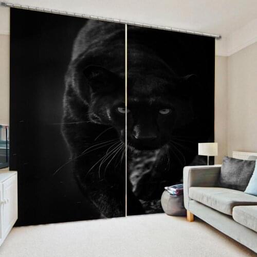 Home Decoration Blackout 3D Curtain stereoscopic lifelike black curtains Blackout curtain