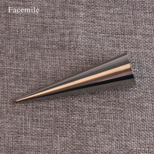 Facemile High Quality Stainless Steel Spiral Baked Croissants DIY Horn Baking Cake Mold for cream horns chocolate cones 52108