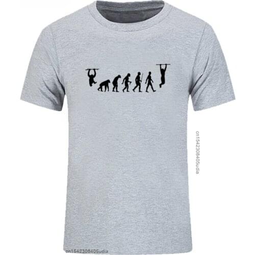 Evolution Of Calisthenics Men T-Shirt Fashion O-Neck Hip-Hop Summer Harajuku Cotton Tshirt Print T Shirt Camisa Streetwear