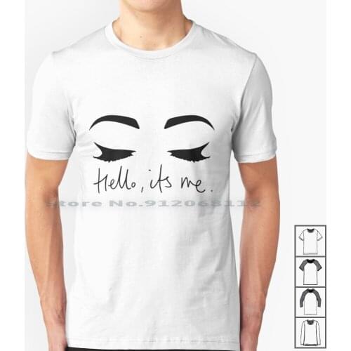 Hello..its Me ( Eyes Closed ) | Adele T Shirt 100% Cotton Adele Adkins Daydreamer Singer Music 19 21 25 Pop Hello Rolling In
