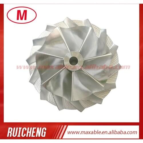 K16 49.09/68.62mm 7+7 blades high performance turbocharger billet/milling/aluminum 2618 compressor wheel