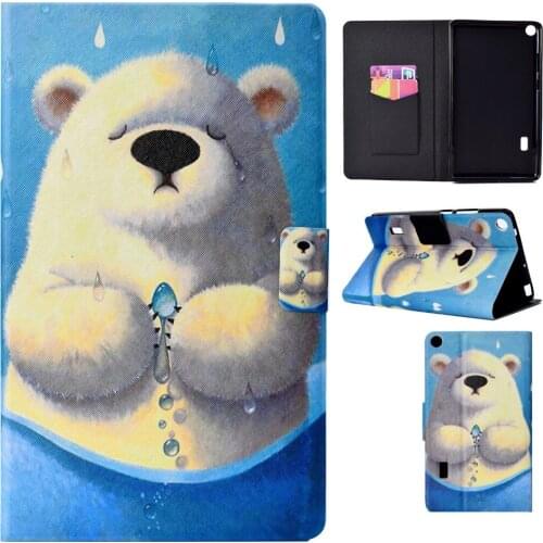 Leather PU Cover Case For Huawei MediaPad T3 7.0 BG2-W09 Smart Cover Stand Funda Tablet For Honor Play Pad 2 7.0 Case