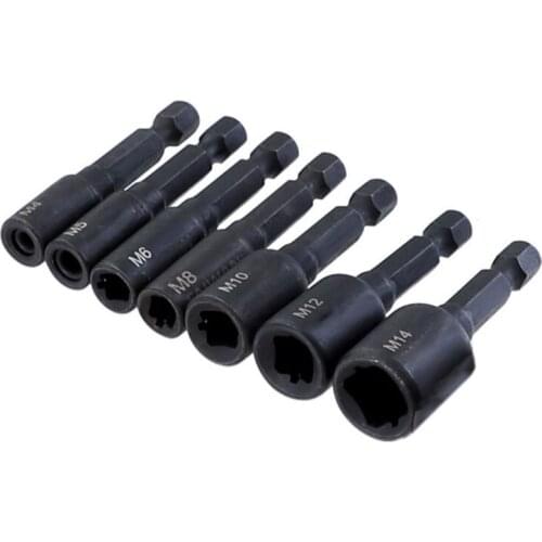 M4-M16 Tap Socket Collet Wrench Set Machine Die Socket Adapter Hex Shank Square Driver Thread Screw Tapping Chuck Drill