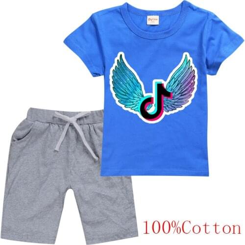 TIK TOK baby boys clothing infant boy clothes brand summer kids clothes sets toddler sport suit