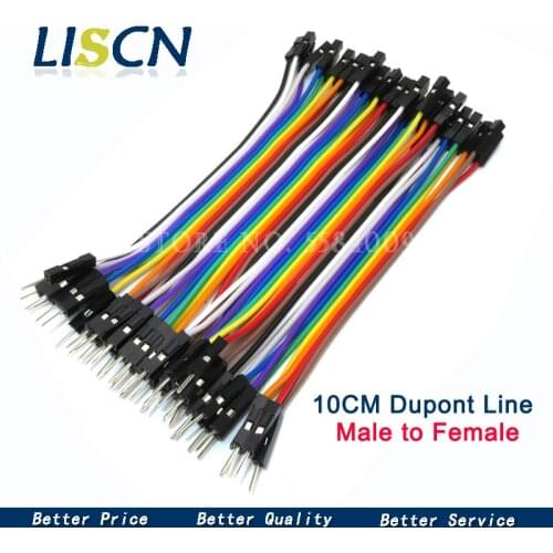 40PCS 10CM Dupont Line Male to Female Jumper Dupont Wire Cable For Arduino DIY KIT