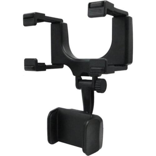 HOT Universal 360 Car Rearview Mirror Mount Stand Holder Cradle For Cell Phone GPS Car Rear View Smartphone Brackets For IPhone