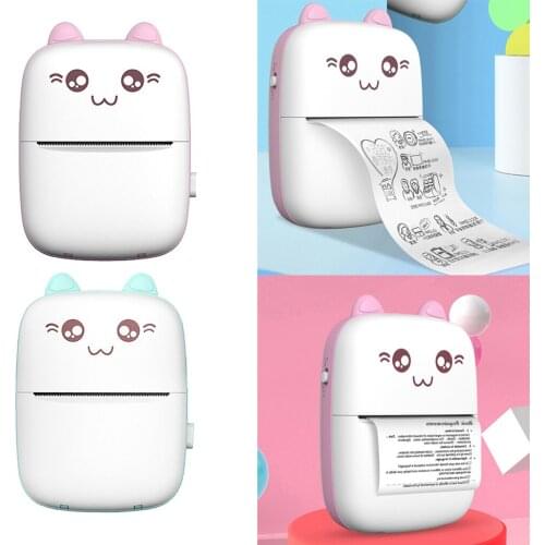 Portable Photo Printer Thermal Printer Bluetooth With 1000mAh Battery