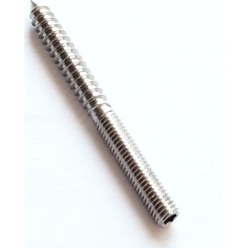 Lag Screw Double Thread Rod M6 Righ or Left hand thread 6mm RH Stainless Steel 316 Deck Railing Cable Architectural Hardware