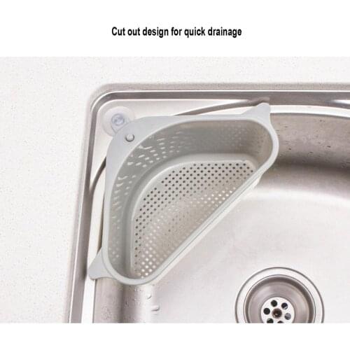 Sink Strainer Kitchen Tools Drain Basket Hanging Basket Kitchen Sink Peel Sponge Vegetable Leaf Box Basket Hollow Sink Filter