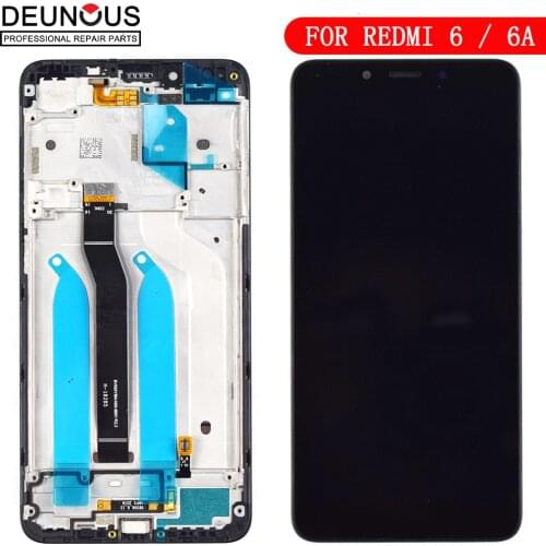 5.45" AAA Quality IPS LCD+Frame For Xiaomi Redmi 6 LCD Display Screen Replacement For Redmi 6A LCD Assembly 1440*720 Resolution