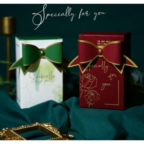 Wedding Candy Box Paper Gift Boxes Chocolate Packaging Box Wedding Favors for Guests Baby Shower Birthday Party Supplies