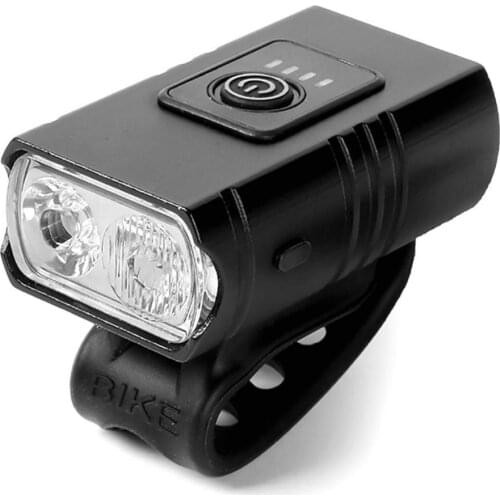 Bicycle Indicator Lights USB Rechargeable 1/2LED Bike Bicycle Front Light Flashlight Safety Cycling Lamp