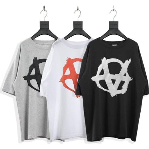 VETEMENTS High street new VTM vehicles short sleeve OS loose casual hip hop lovers short sleeve t-shirt men and women fashion