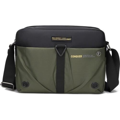 Tilorraine new leisure mens shoulder bag large capacity outdoor travel crossbody versatile waterproof cloth bag messenger bag