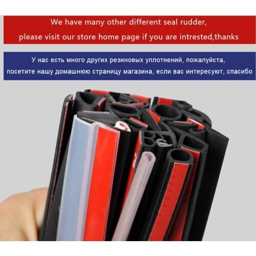 P/B/D Type Weatherstrip Noise Insulation Anti-scratch Rubber Seals For Car Door Trunk Engine
