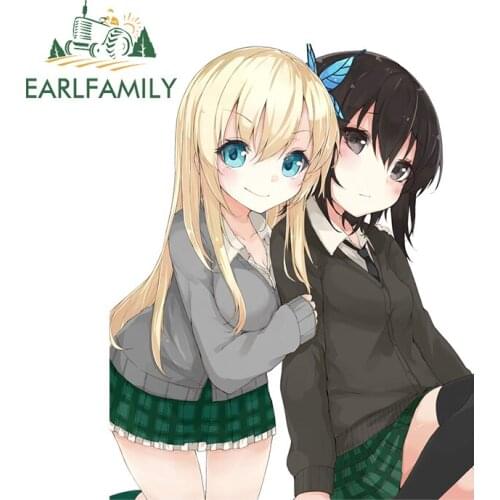 EARLFAMILY 13cm x 10.4cm for Citrus Vinyl Car Stickers Scratch-Proof Waterproof Decal Bumper Windows Creativite Car Assessoires