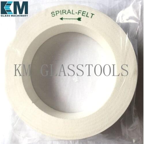 High Quality! Felt Polishing wheels P9C-FELT-150x35x105/70(Hole)mm,for Glass Edge Final Polishing