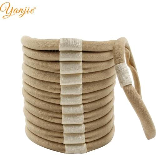 12pcs/lot Nylon Headband 2020 Novelty Functional Interchangeable Soft Nude Hairband DIY Hair Accessories For Girl Headwear