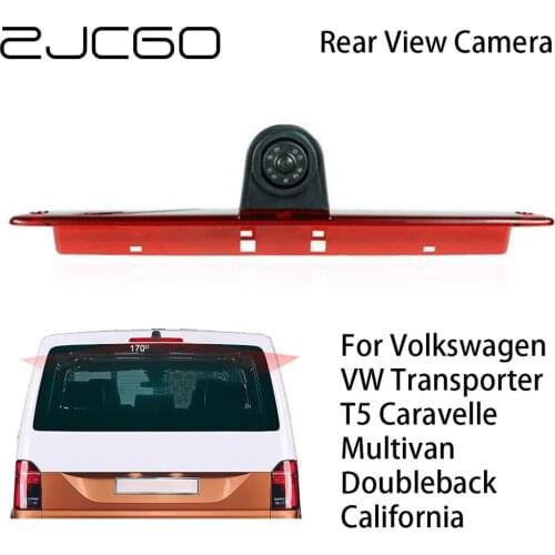 ZJCGO Car Rear View Reverse Back Up Parking Camera for Volkswagen VW Transporter T5 Caravelle Multivan Doubleback California
