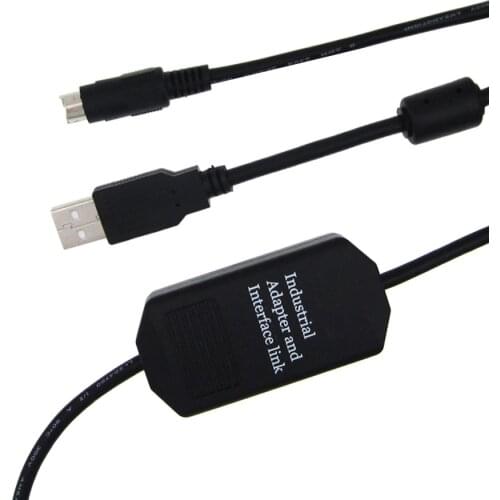 1pcs USB-SC09-FX USB PLC programming adapter for FX series,replace FX-232AW module USB-SC09FX USBSC09FX supportwin7/win8