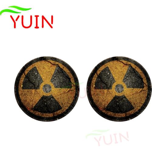 2X Personality Car Sticker Motorcycle Auto Accessories Fashion PVC Bumper Decorative Graphic Waterproof Sunscreen Decal 8*8cm