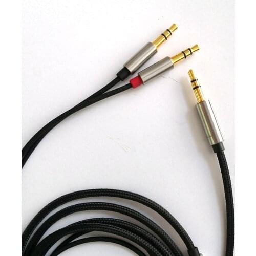 3.5mm Stereo Jack Audio Cable 1 to 2 3.5mm Over Ear Headphones Headset Cable 125cm