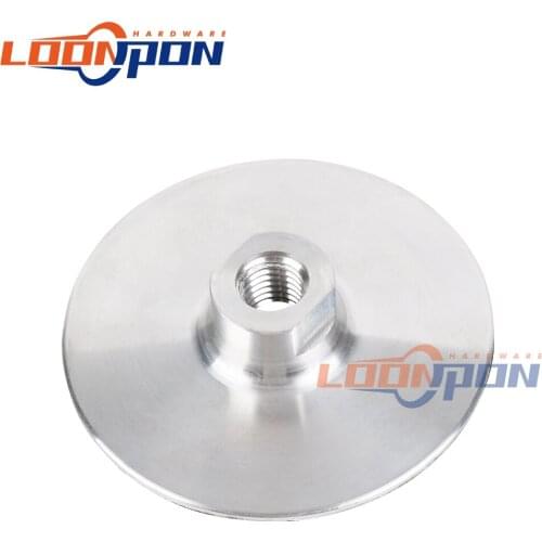 4inch Backer Pad For Diamond Polishing Pad Aluminum Based Backing Holder M14 5/8-11 Polish Wheel Holder Pad 1pc