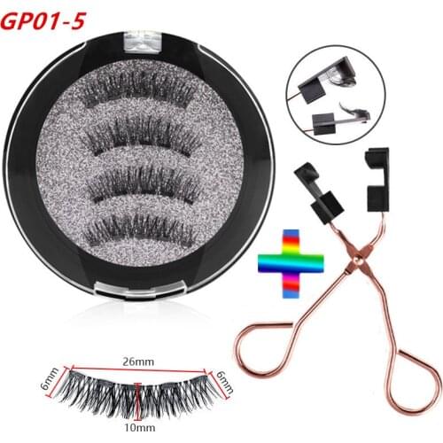 5 magnet magnetic eyelashes makeup eyelashes natural magnetic eyelashes reusable eyelash tweezers free shipping